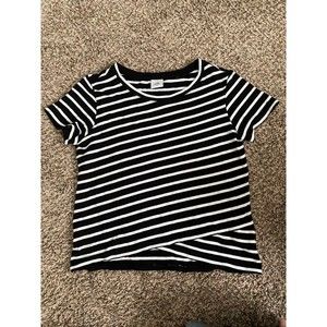 Cabi Gracie Crop Striped Tee